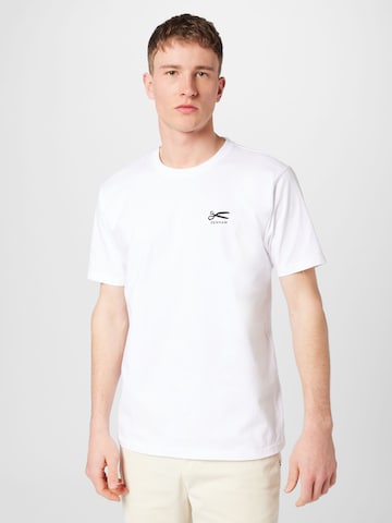 T-Shirt 'LOND' DENHAM en blanc : devant