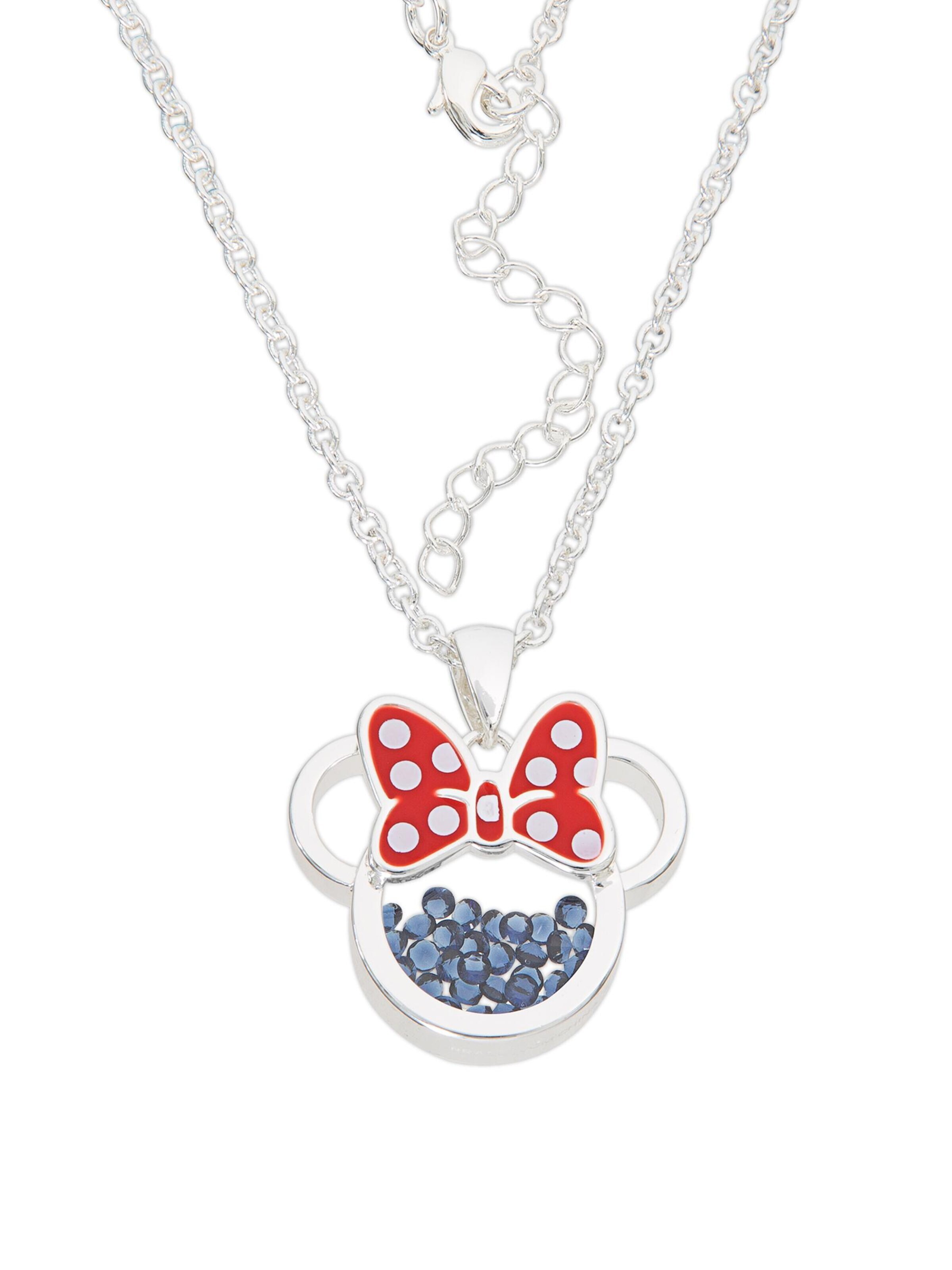 Bijou 'Minnie Mouse Geburtsstein' DISNEY en bleu