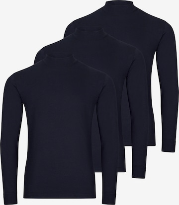 Ragman Shirt 'Basic' in Blue: front