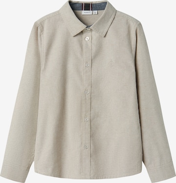 NAME IT Regular Fit Paita 'NKMNewsa' värissä beige: etupuoli