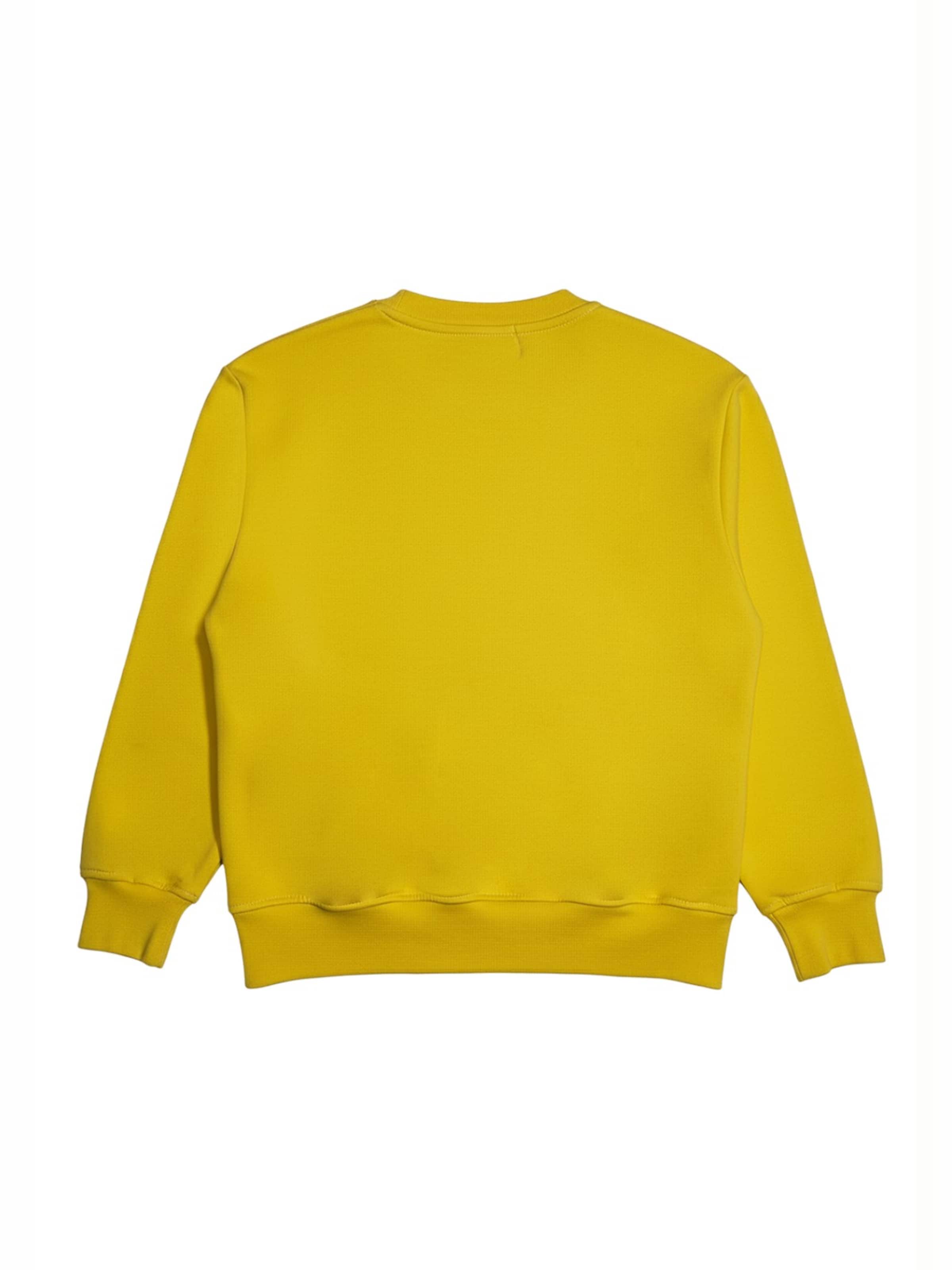 MSGM - Sudadera 'Felpa girocollo gialla per bambino' en amarillo
