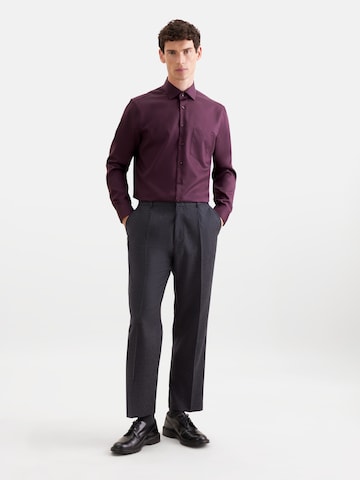 SEIDENSTICKER Regular fit Business shirt 'Smart Classics' in Red