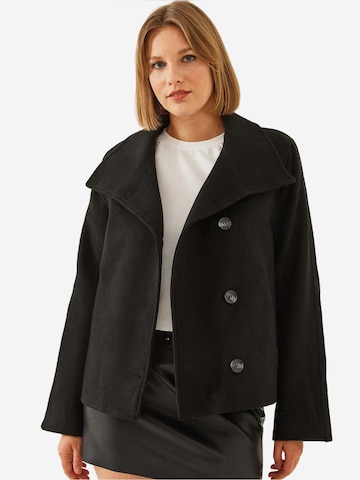 Manteau mi-saison 'Mäntel' Bianco Lucci en noir