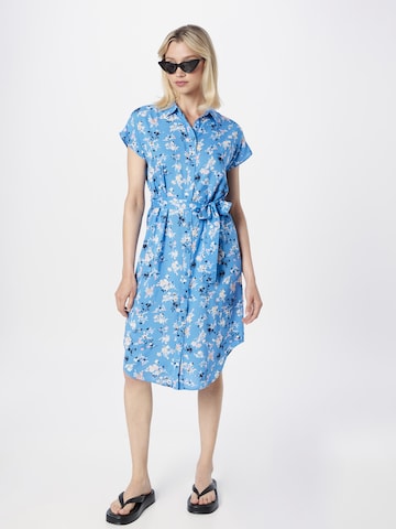 PIECES Shirt Dress 'NYA' in Blue