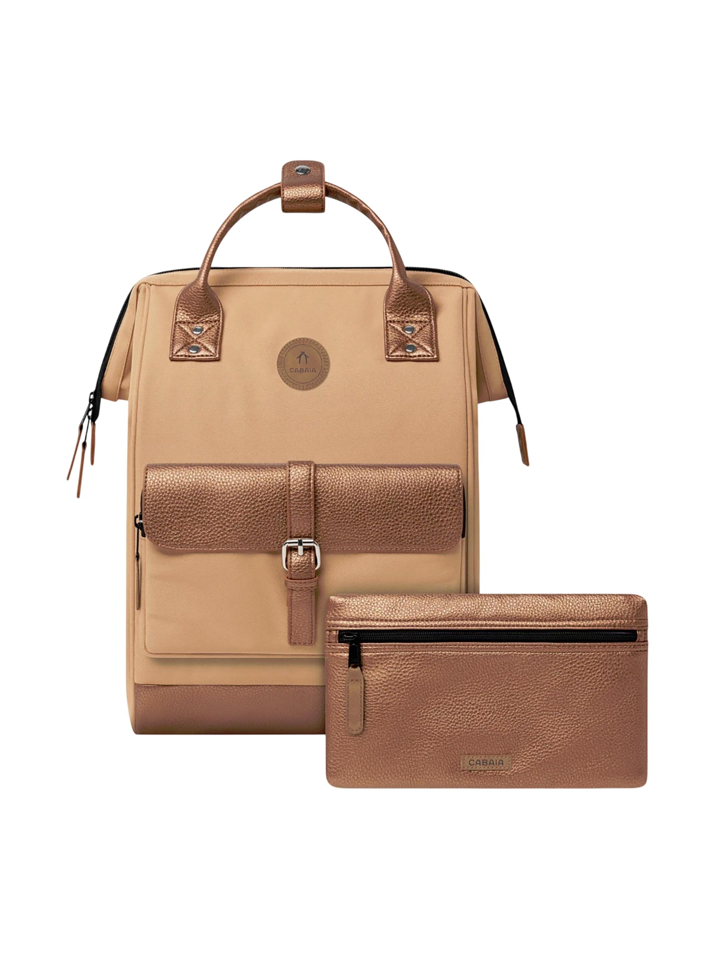 Cabaia Backpack 'Medium Launceston' in Beige: front