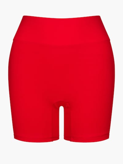 cfab (formerly creamy fabrics) Broek 'Cotton High-Waist Shorts' in 34 in de kleur Vuurrood, Productweergave