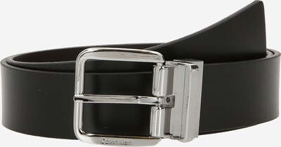 Calvin Klein Ceinture 'CONCISE' en noir / argent, Vue avec produit