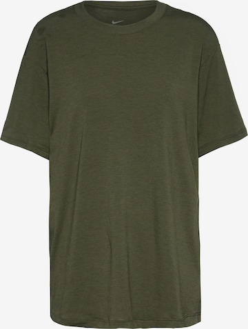 NIKE Performance Shirt in Green: front