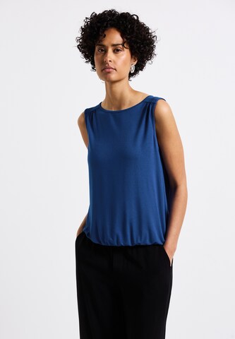 STREET ONE Top in Blau: Vorderseite