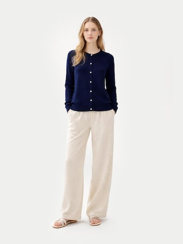 GOBI Cashmere Knit cardigan 'Essential' in Blue