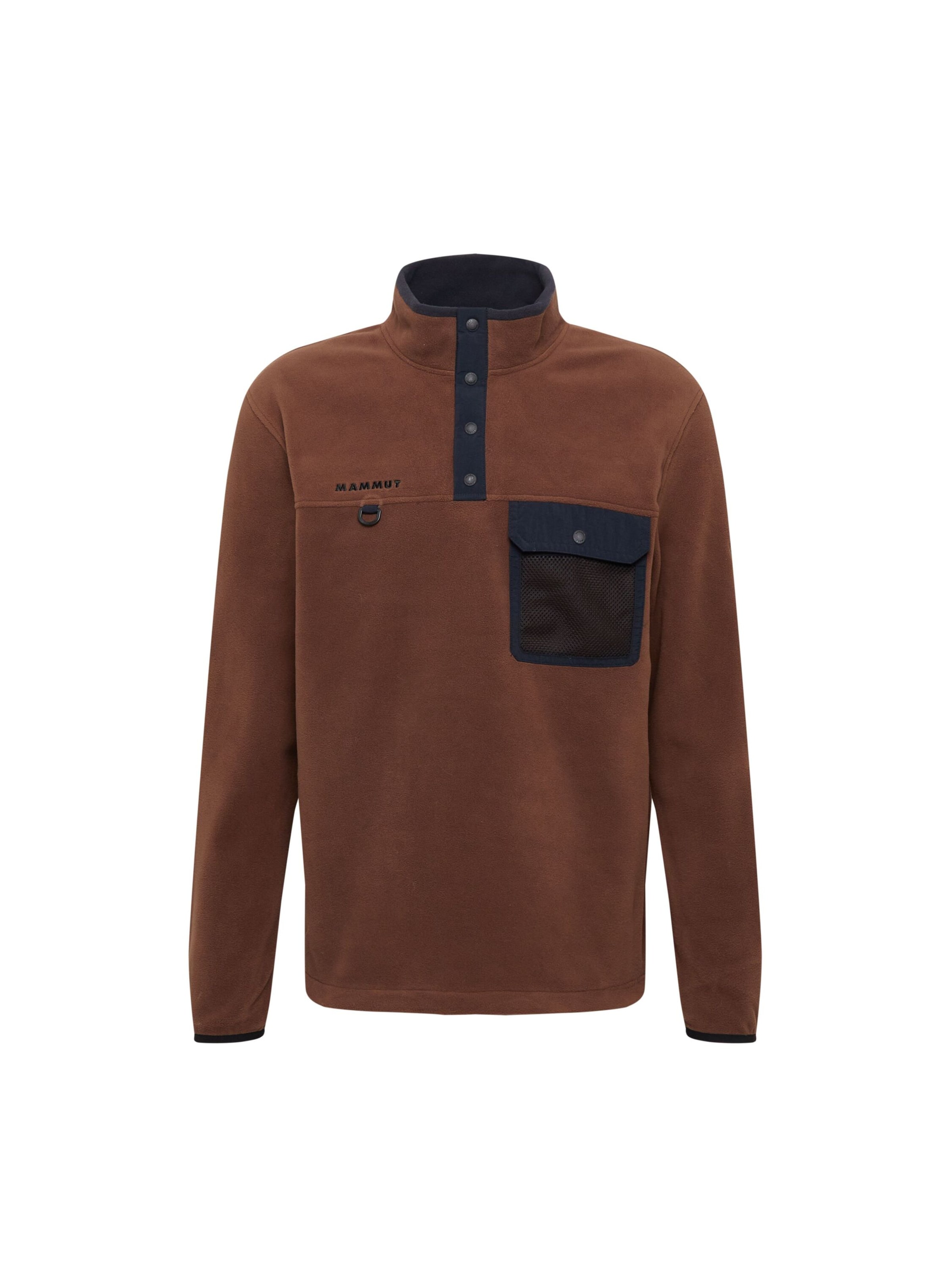 MAMMUT Sportpullover ‘Moonstone Light ML Hybrid’ in Braun: Vorderseite