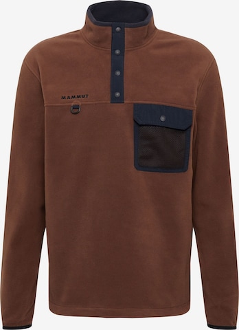 MAMMUT Sportpullover ‘Moonstone Light ML Hybrid’ in Braun: Vorderseite