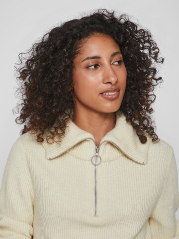 VILA Sweater 'Ril' in Beige