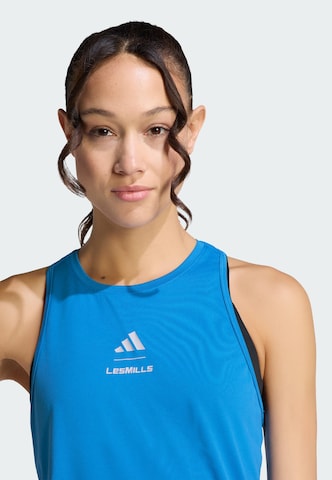 ADIDAS PERFORMANCE - Top deportivo 'Les Mills' en azul