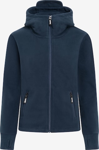 BENCH Fleece jas in Blauw: voorkant