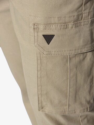 Jan Vanderstorm Loosefit Cargobroek 'Gunnmark' in Beige
