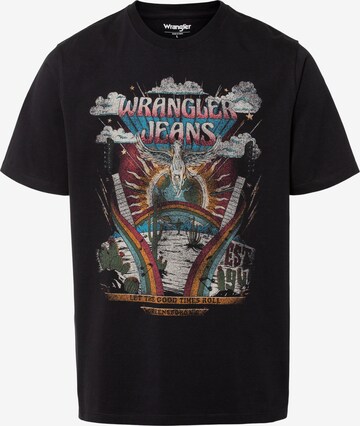 WRANGLER T-Shirt in Schwarz: predná strana