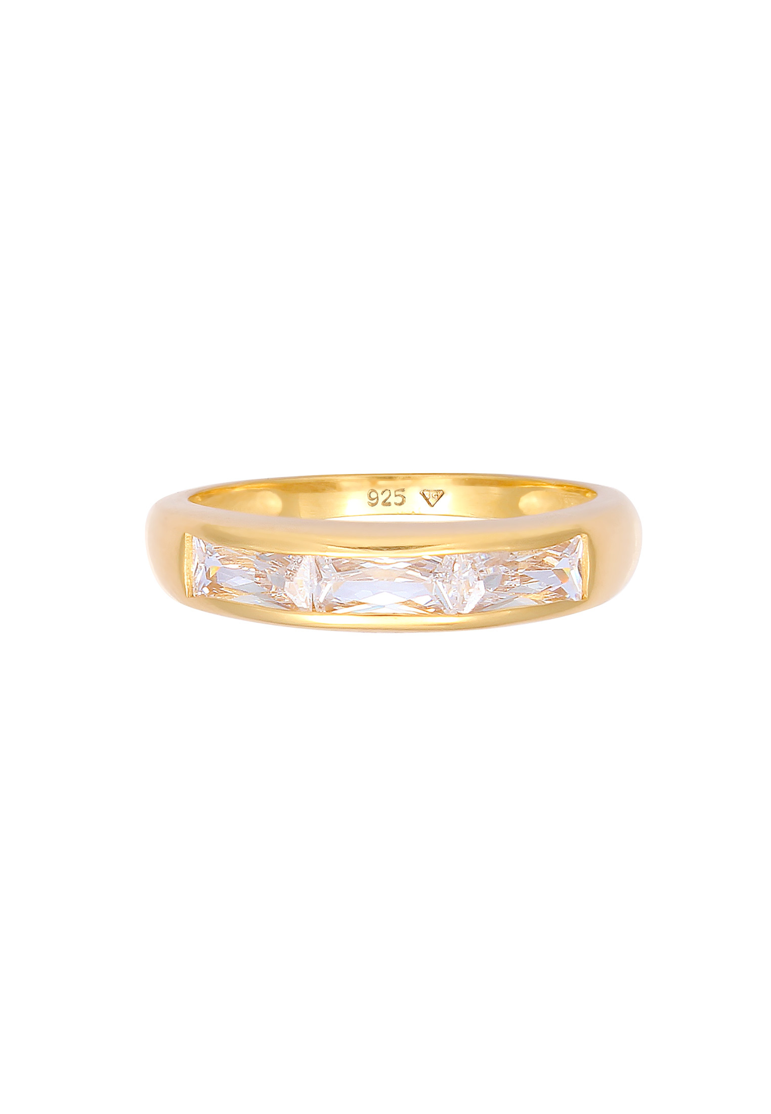 ELLI Ring, Kristall Ring in Gold 