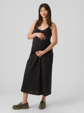Vero Moda Maternity Jurk 'Luna' in Zwart: voorkant