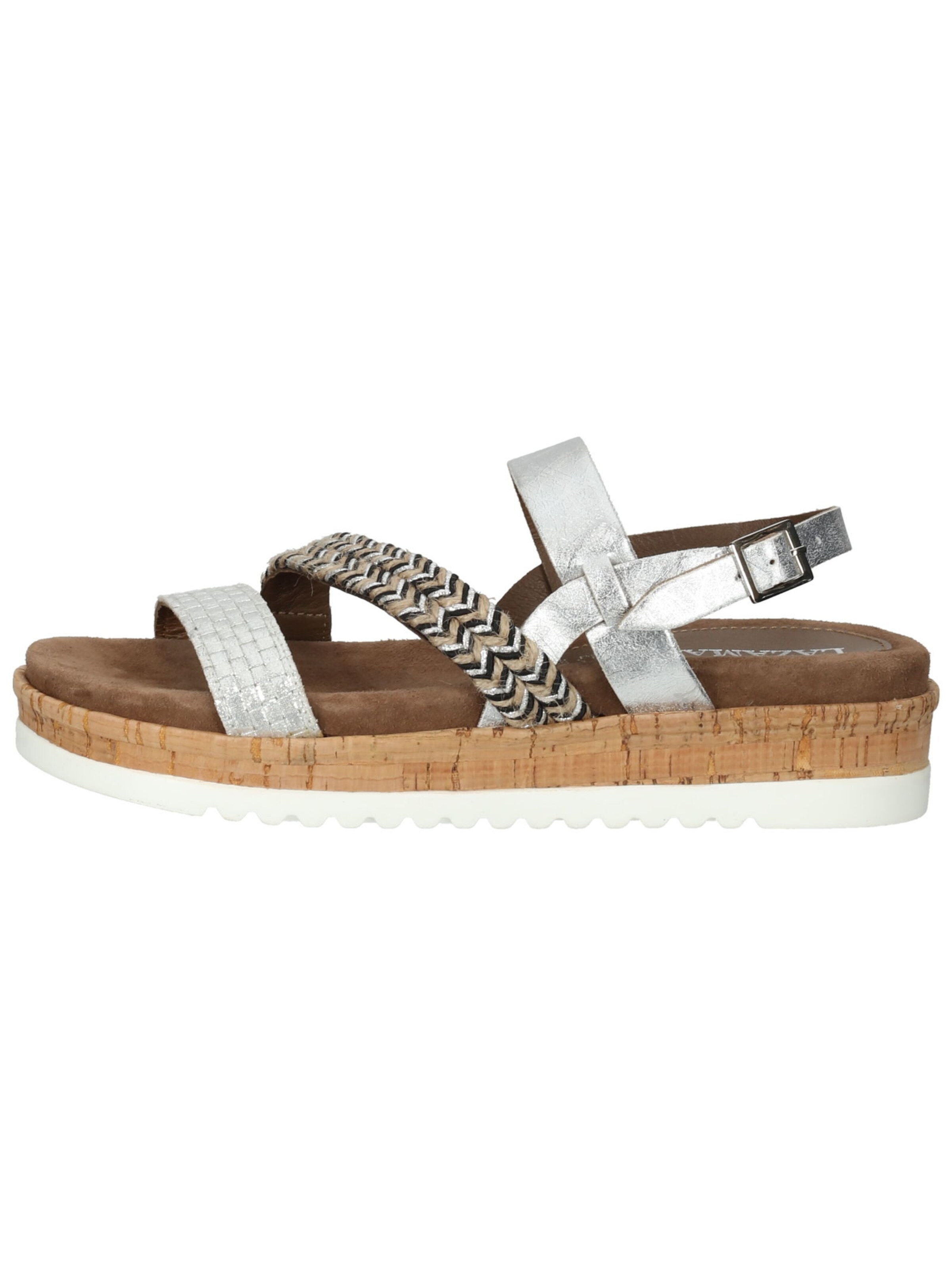 Sandales à lanières LAZAMANI en argent