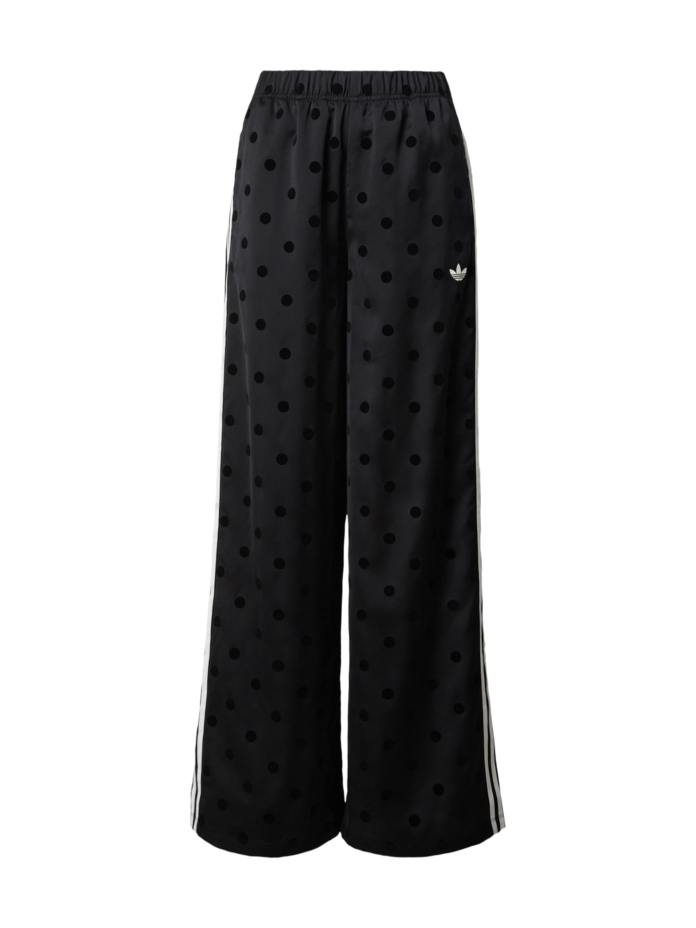 ADIDAS ORIGINALS Wide leg Byxa i svart: framsida