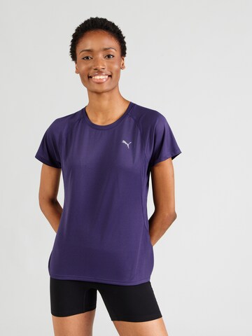 PUMA Λειτουργικό μπλουζάκι 'VELOCITY' σε λιλά: μπροστά