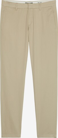 Marc O'Polo Tapered Chino 'OSBY' in Beige: voorkant