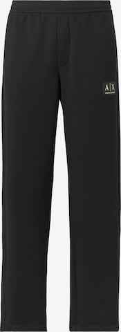juoda ARMANI EXCHANGE Standartinis Kelnės: priekis