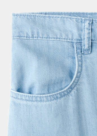 MANGO Wide Leg Jeans 'Eva' in Blau