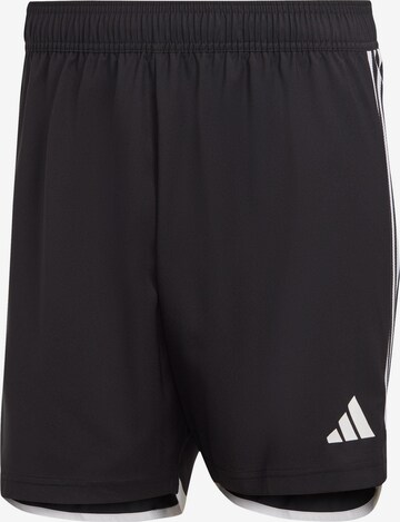 ADIDAS PERFORMANCE Loosefit Sportbroek 'Tiro 23 Competition Match' in Zwart: voorkant