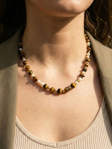 Nemomatheo Necklace 'Wild Honey' in Brown