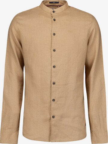 Coupe regular Chemise No Excess en beige : devant