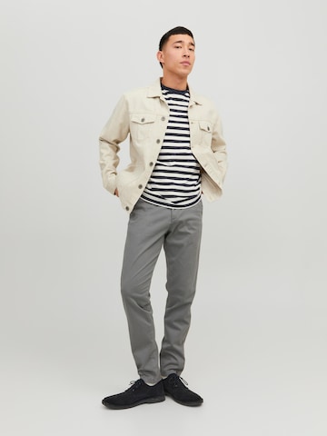 Slimfit Pantaloni eleganți 'MARCO BOWIE' de la JACK & JONES pe gri