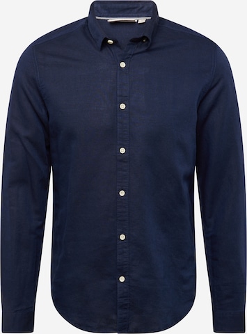 GARCIA Regular fit Button Up Shirt in Blue: front