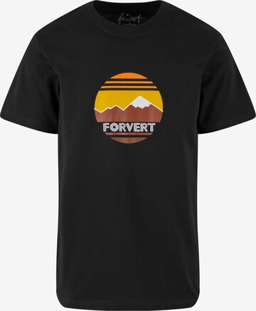 Forvert Shirt 'Roundn Bishop' in Schwarz: Vorderseite