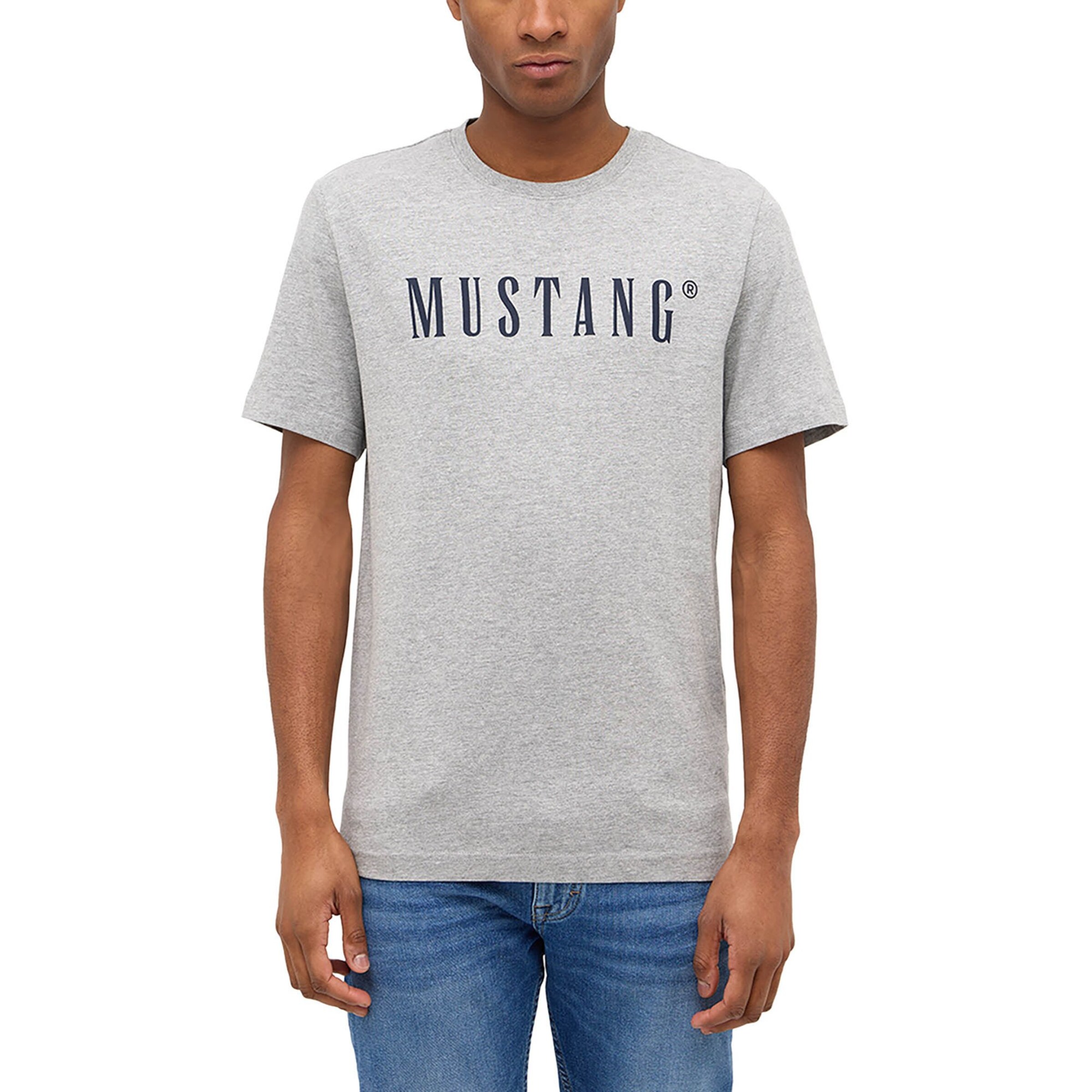 MUSTANG Shirt in Grey: front