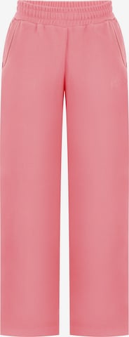 Smilodox Oversize Jogginghose Thalea in Pink: Vorderseite