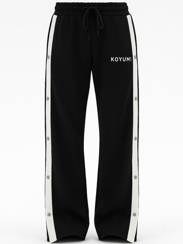 Koyumi Regular Sporthose in Schwarz: Vorderseite