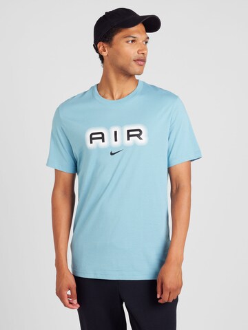 T-Shirt 'Air' Nike Sportswear en bleu : devant