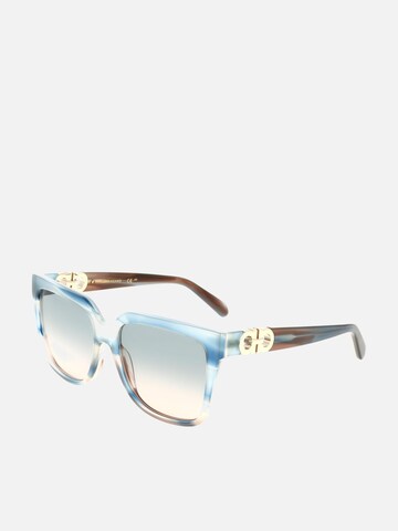 FERRAGAMO - Gafas de sol en beige: frente