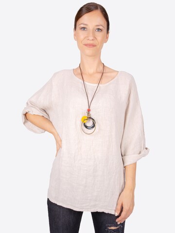 Seasons of April Blouse 'Lina' in Beige: voorkant