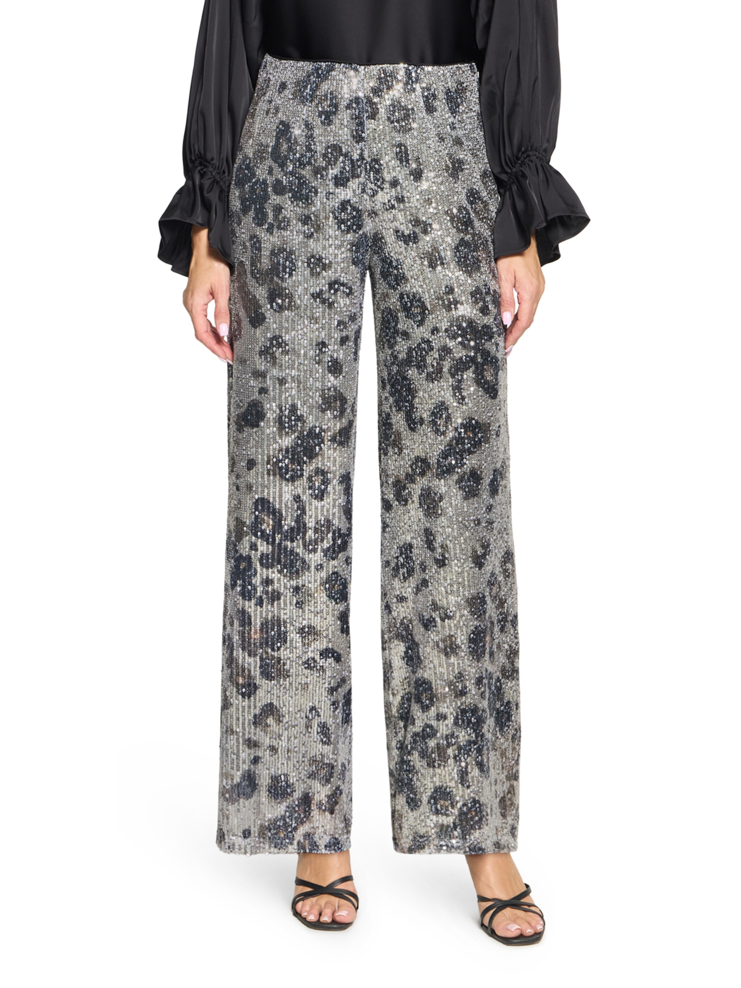 Betty Barclay Wide leg Trousers in Beige: front