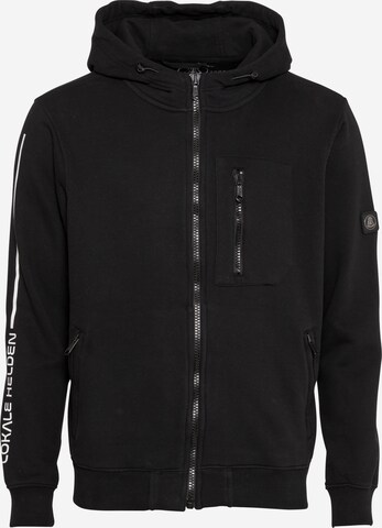 Herrlicher Sweatshirt 'Morris' in Black: front