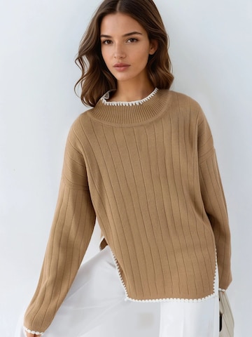 My fashionPulover 'Pullover' - smeđa boja: prednji dio
