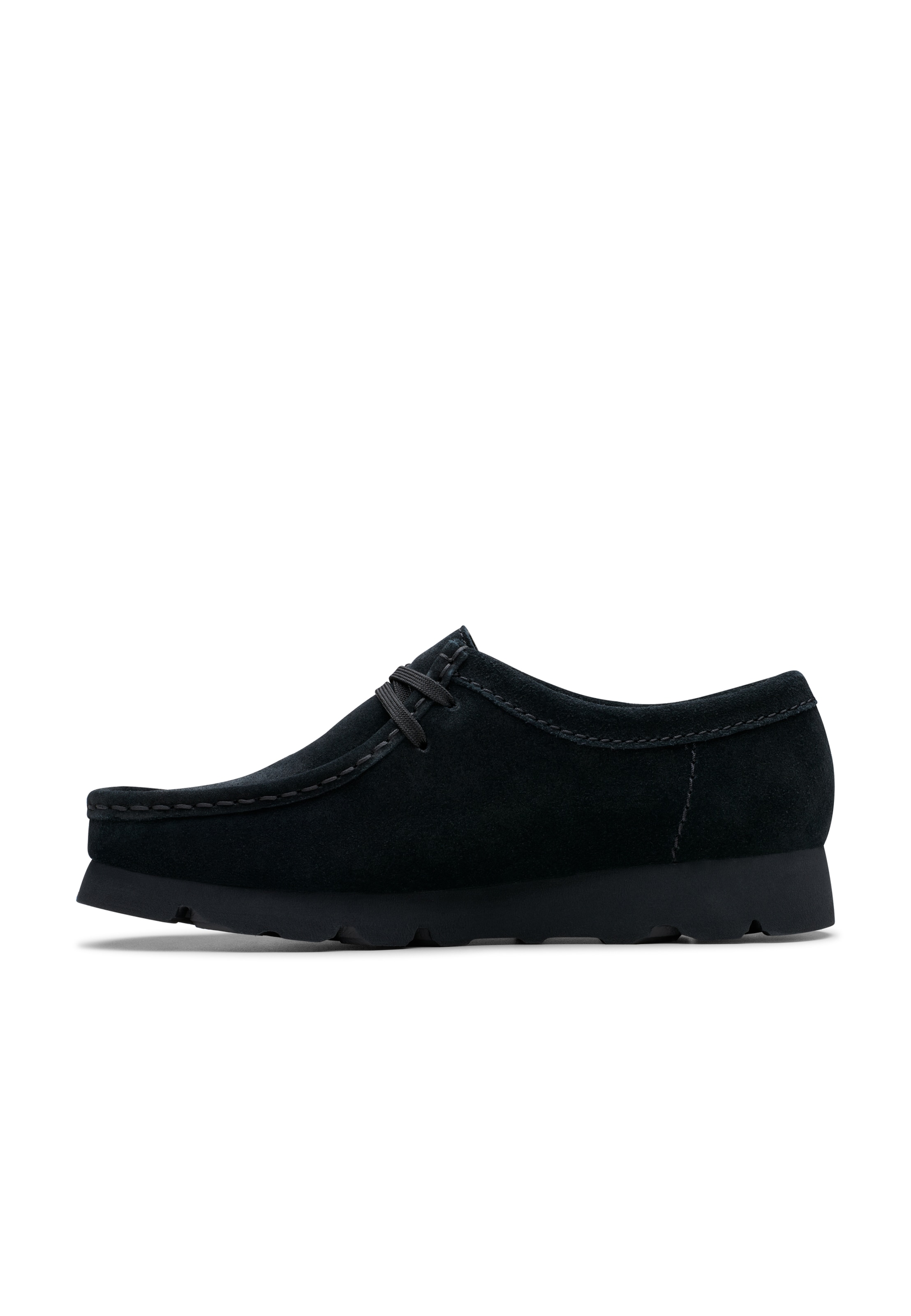 CLARKS Veterschoen 'Wallabee.GTX' in Zwart: voorkant