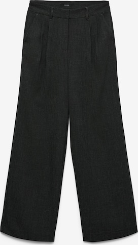 VERO MODA Wide Leg Laskoshousut 'VMBestie' värissä harmaa: etupuoli