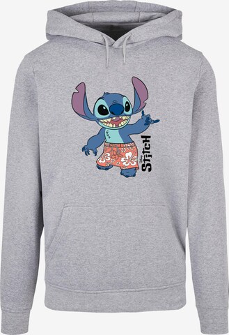 ABSOLUTE CULT Sweatshirt 'Lilo And Stitch - Bermuda Shorts' in Grey: front