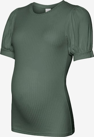 MAMALICIOUS Shirt in Groen: voorkant
