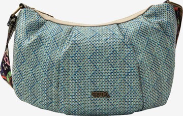 Sac à bandoulière IZIA en bleu : devant