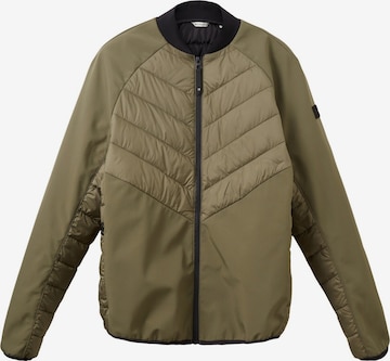 TOM TAILOR DENIM Between-Season Jacket in Green: front